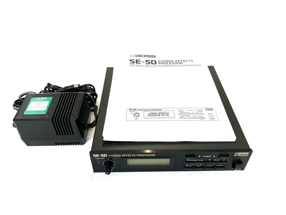 BOSS SE-50 Stereo Effects Processor Rack Unit Tested Working