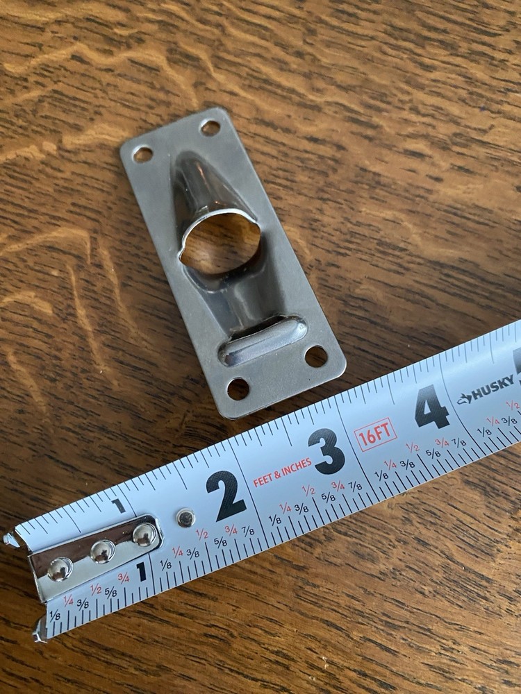 EXIT PLATE Small Stainless Steel Mast Mount Plate