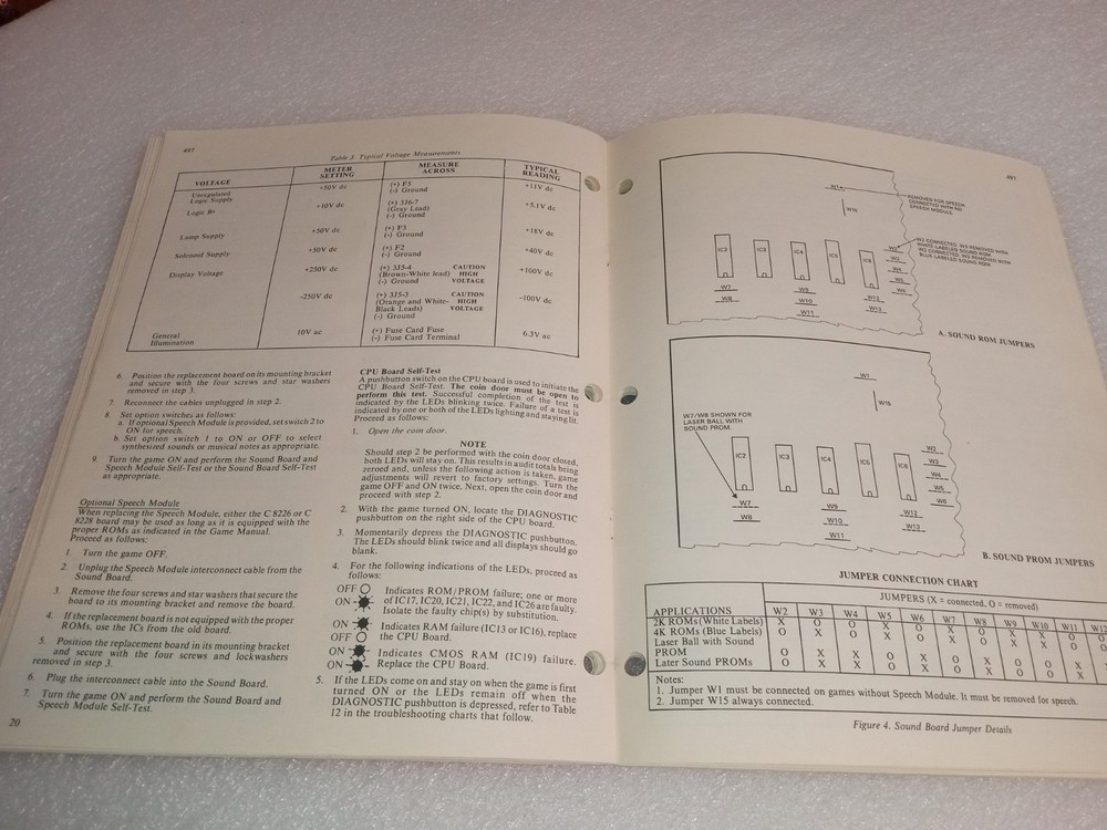 Williams Pinball Machine Flipper Maintenance and Service Manual 1980 Solid State