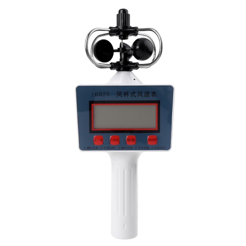 LCD Wind Speed Meter Energy Saving Cup Style Anemometer New Type Digital Wind