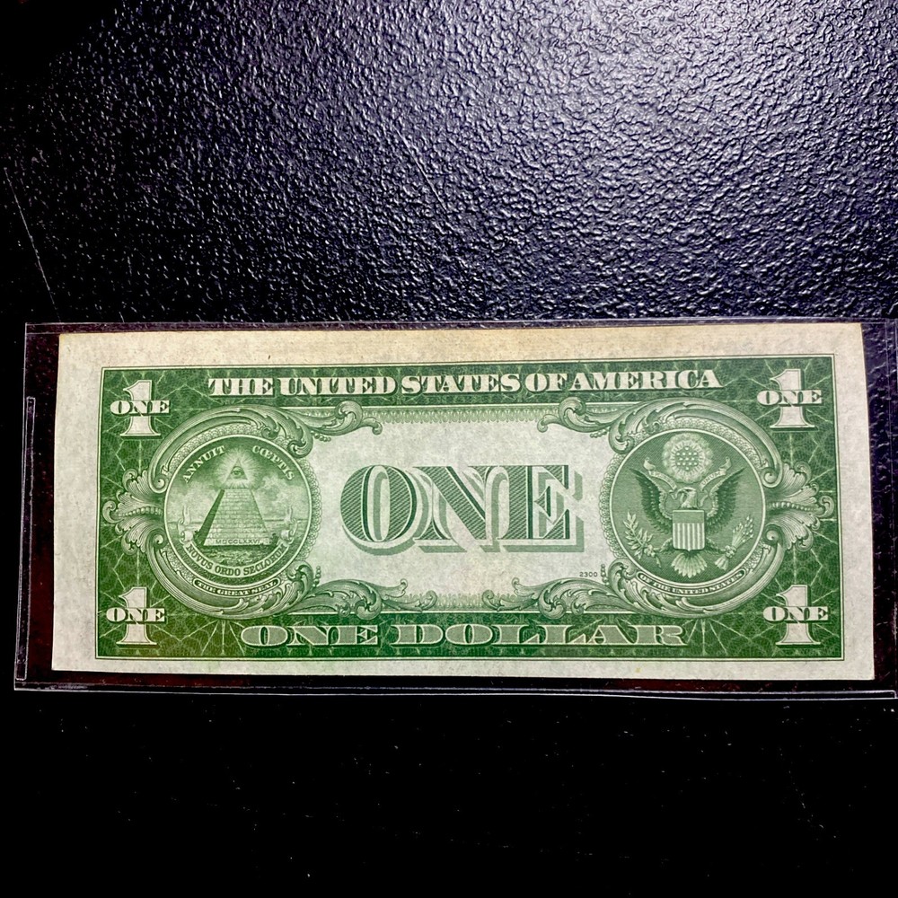 💎 1935-A UNC X NOTE $1 Dollar Silver Certificate ERROR ALIGNED/ CUTTING