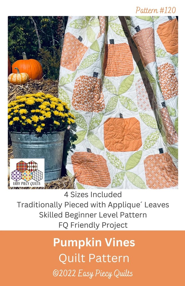 Pumpkins Vines Quilt Pattern