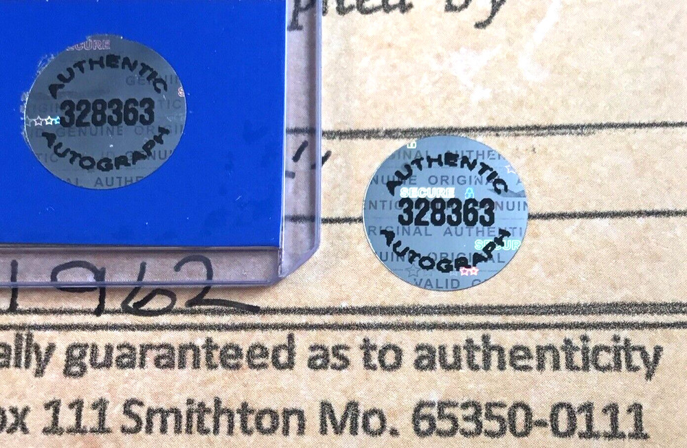 JOHN GLENN (First In Orbit) Authentic Guaranteed Autographed Cut + Patch