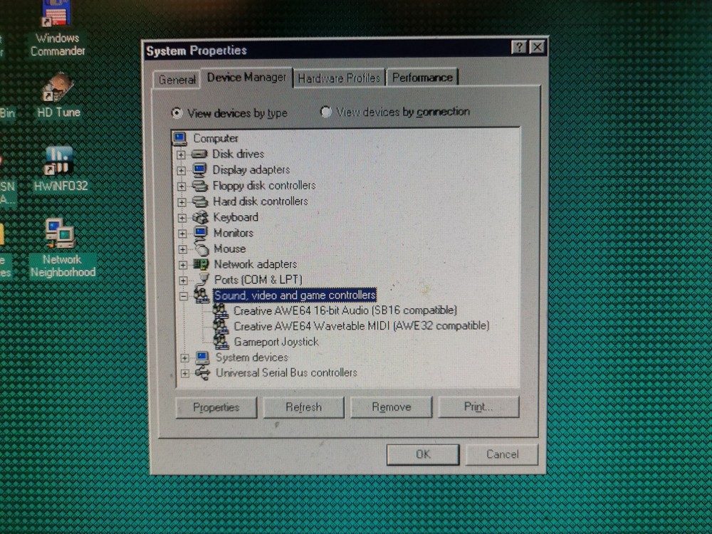 Vintage tested Creative AWE64 Value CT4520