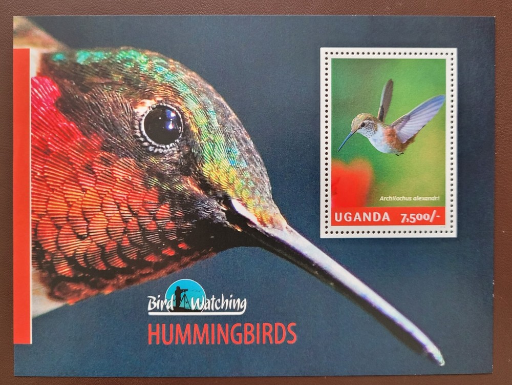 Uganda 2014 / Birds - Hummingbirds  / 1v ms