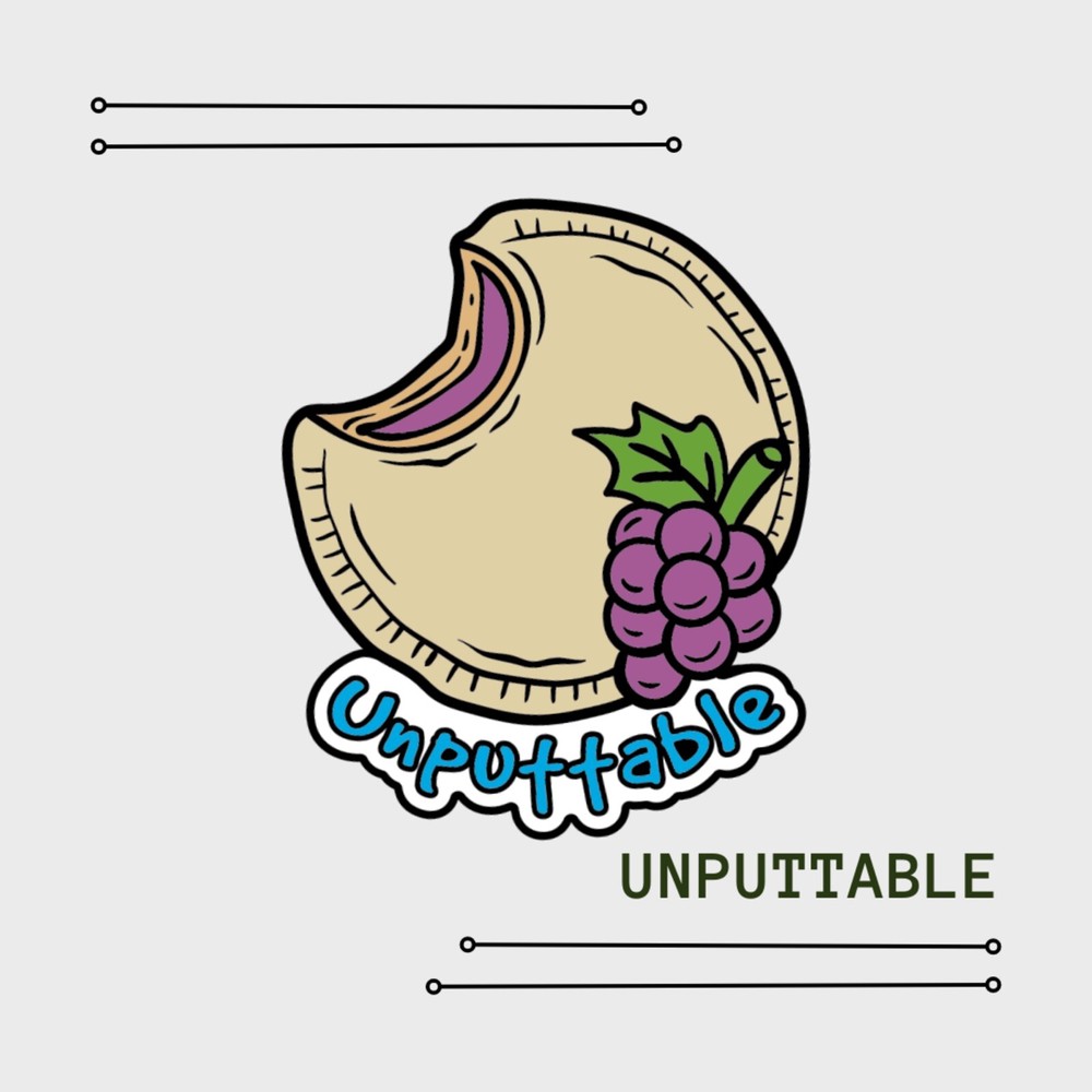 Unputtable Golf Ball Marker - Golf Gift, Uncrustable, Funny Golf Marker, Fun