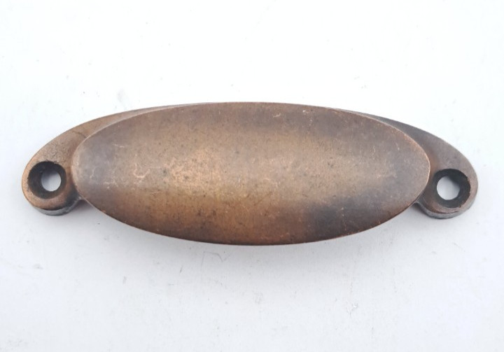 Antique Bin Pull Apothecary Drawer Pull Handle Old Vintage Cast Iron Hardware