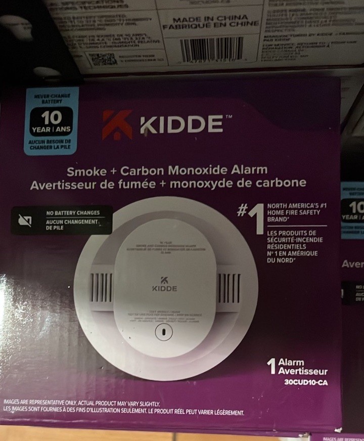 Kidde 30CUD10 Smoke & Carbon Monoxide Detector - 3 PACK
