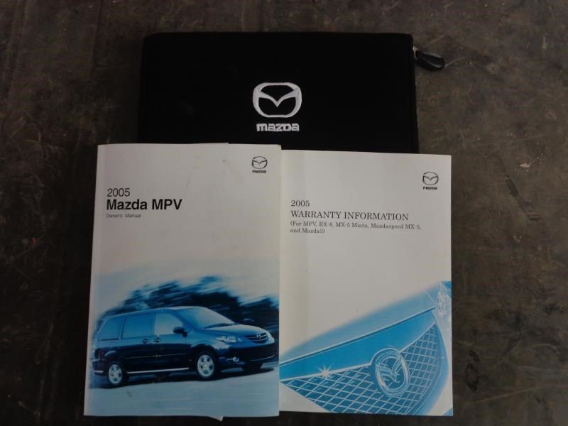 MPV VAN 2005 Owners Manual 962093