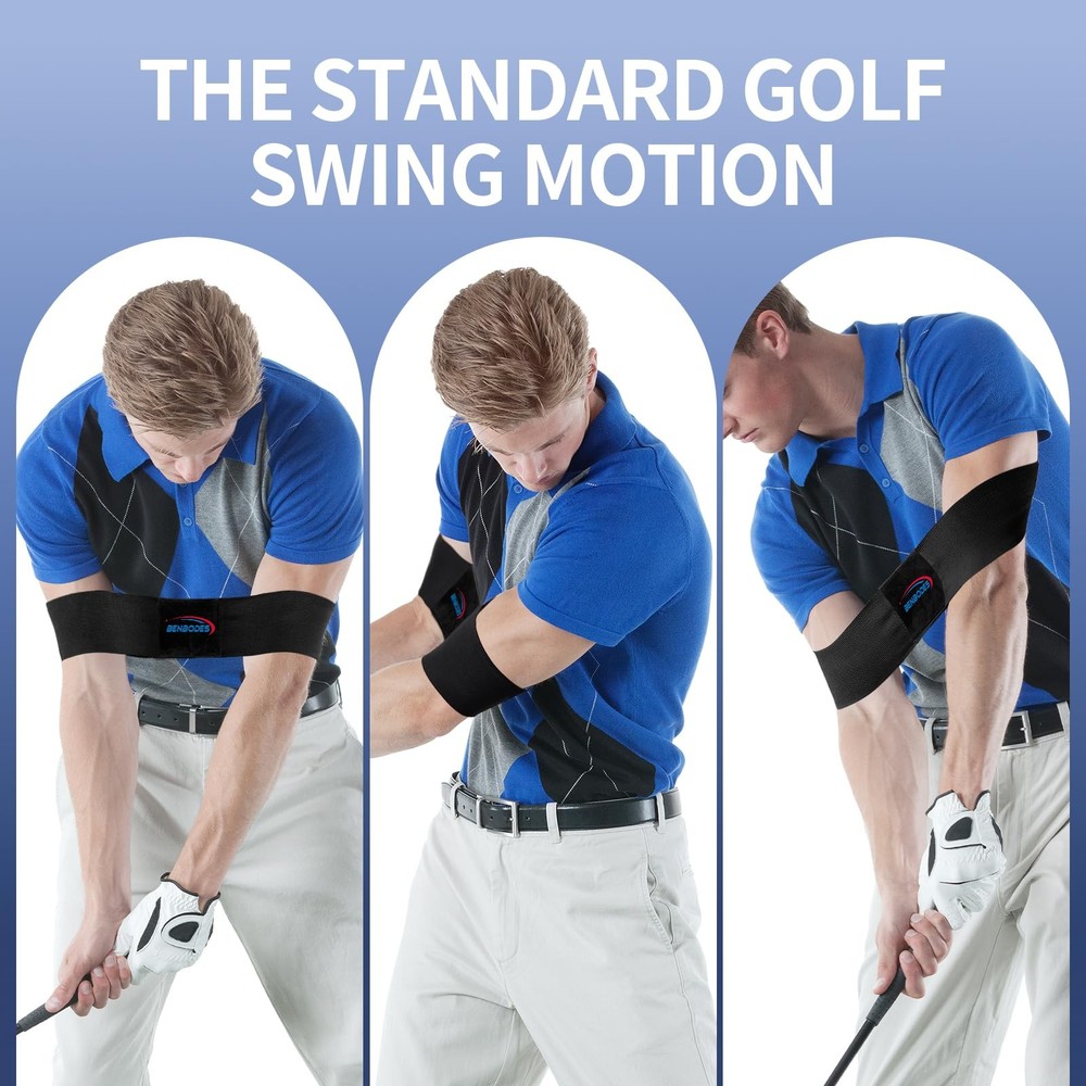 Golf Swing Training Aid - Muscle Memory & Connection Swing Corrector for Golf...