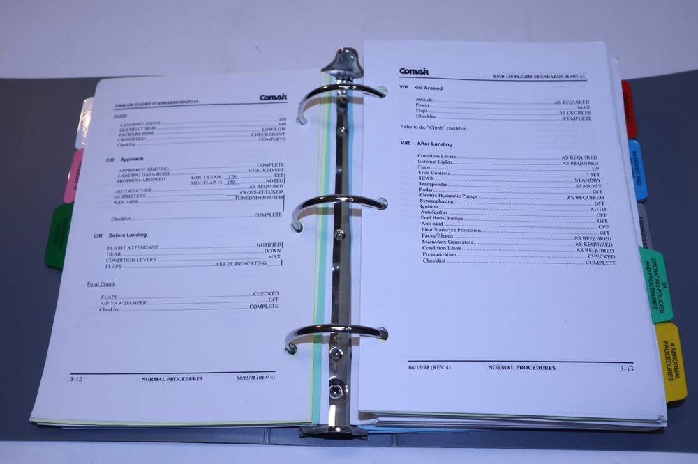 Comair Collins FMS-65 Flight Control System Flight Standard Manual Aviation
