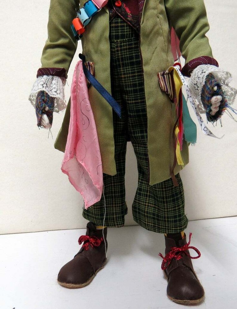 Cloth Art Doll CD Pattern "Hatter" By Sharon Mitchell