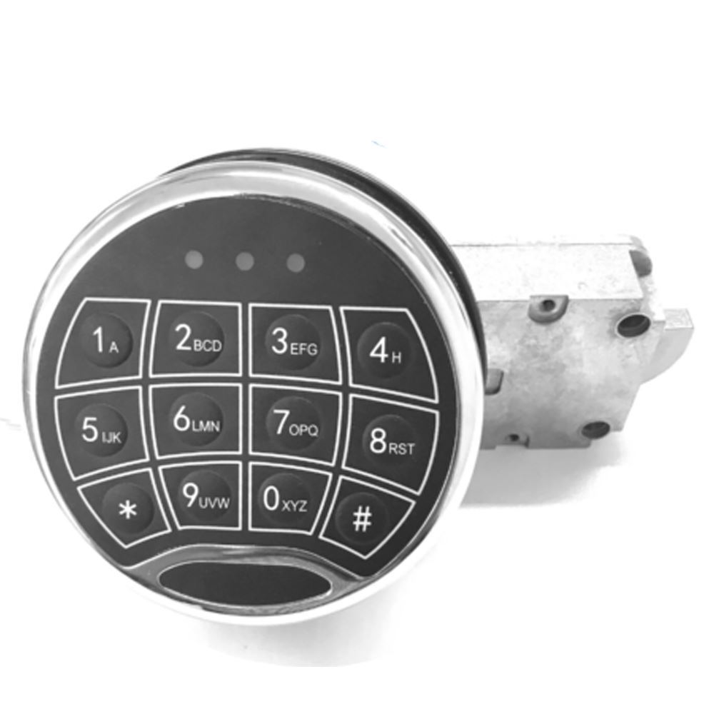 Ambition Electronic Safe Lock Replacement Swing Bolt Lock & 2 Override Keys