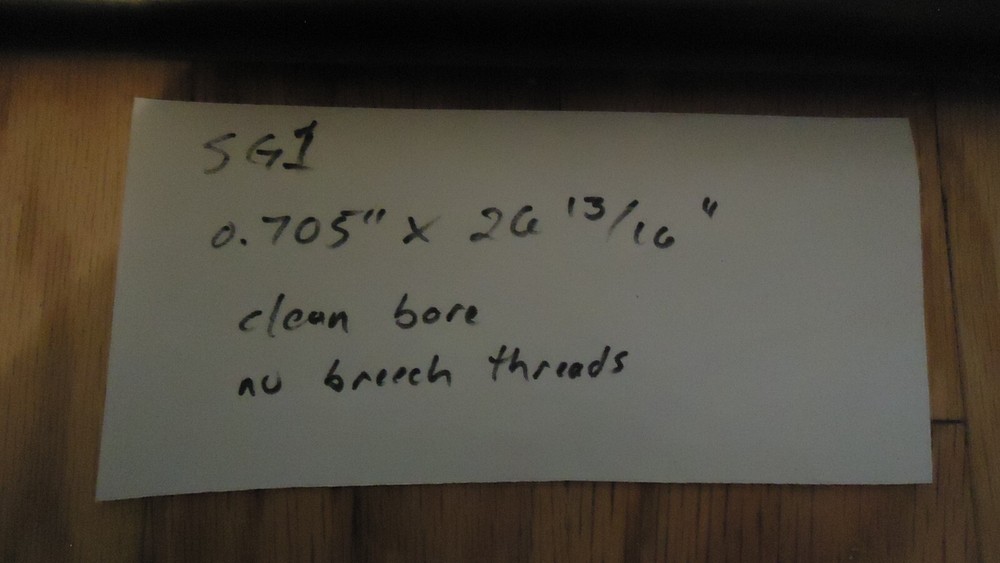 Side by Side , SXS Muzzleloader Barrels, Black Powder