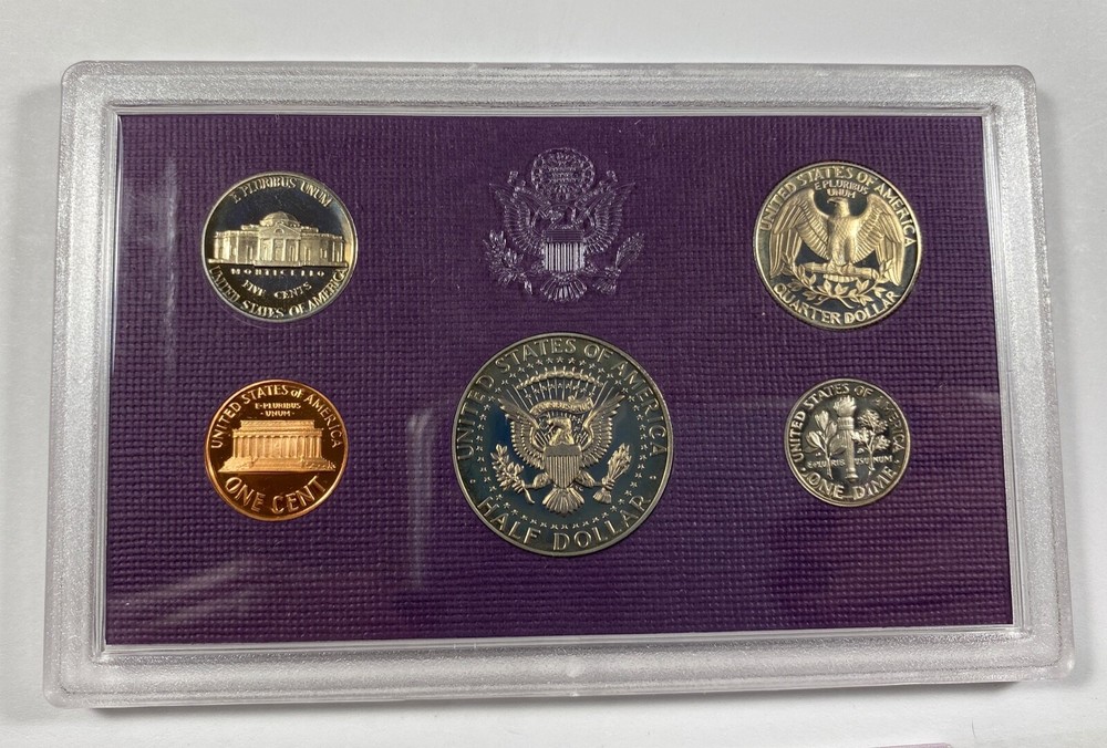 1987 US Proof Set with Box and COA