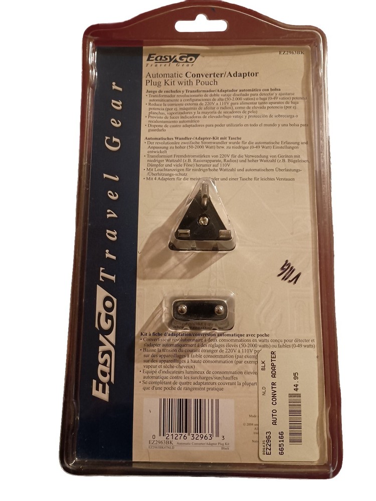 Easy Go Automatic Converter/Adaptor Plug Kit