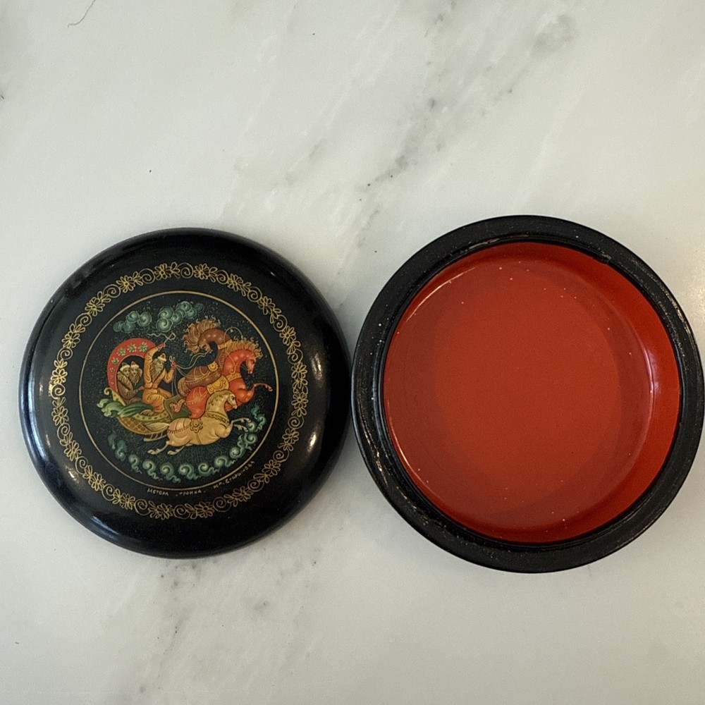 Lacquer Box Russian MSTERA Vintage