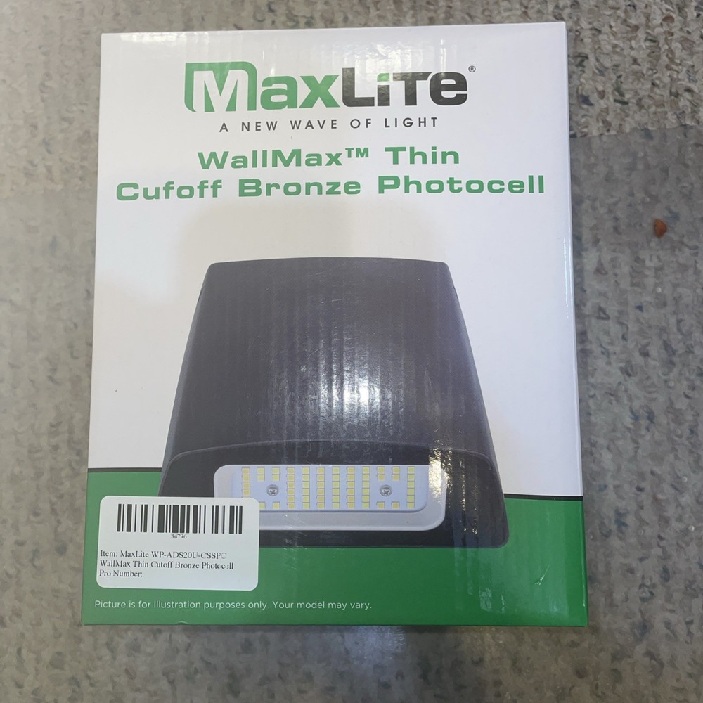 MaxLite WP-ADS20U-CSGPC WallMax Thin Cutoff Bronze Photocell