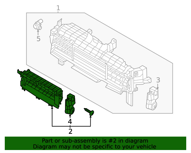 Genuine Kia Lower Shutter 86960-CH300