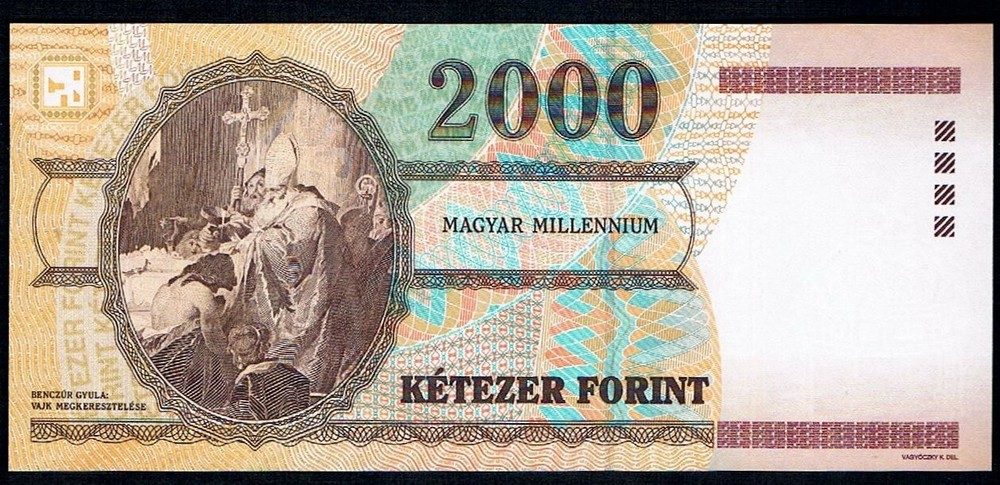 HUNGARY - 2000 FORINT 2000 UNC P 186a