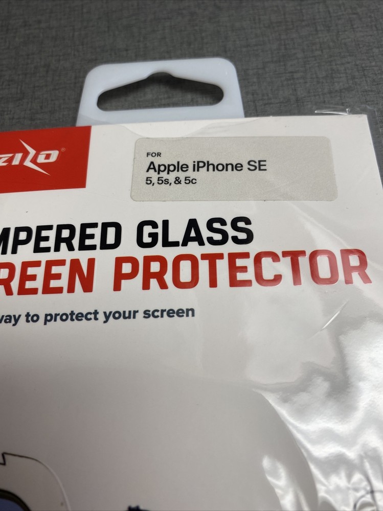 Premium Real Tempered Glass Screen Protector for iPhone 5 / SE 5 Pack