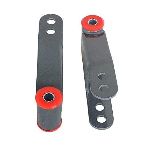 2 Inch Adjustable Rear Leveling Lowering Shackles Drop Kit Replacement for