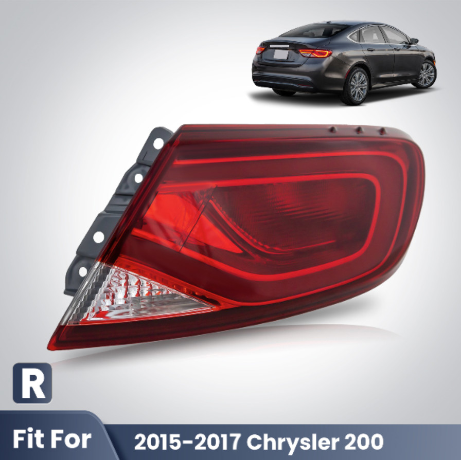 Rear Outer Tail Light For 2015-2017 Chrysler 200 Passenger Right Side 68110362AA