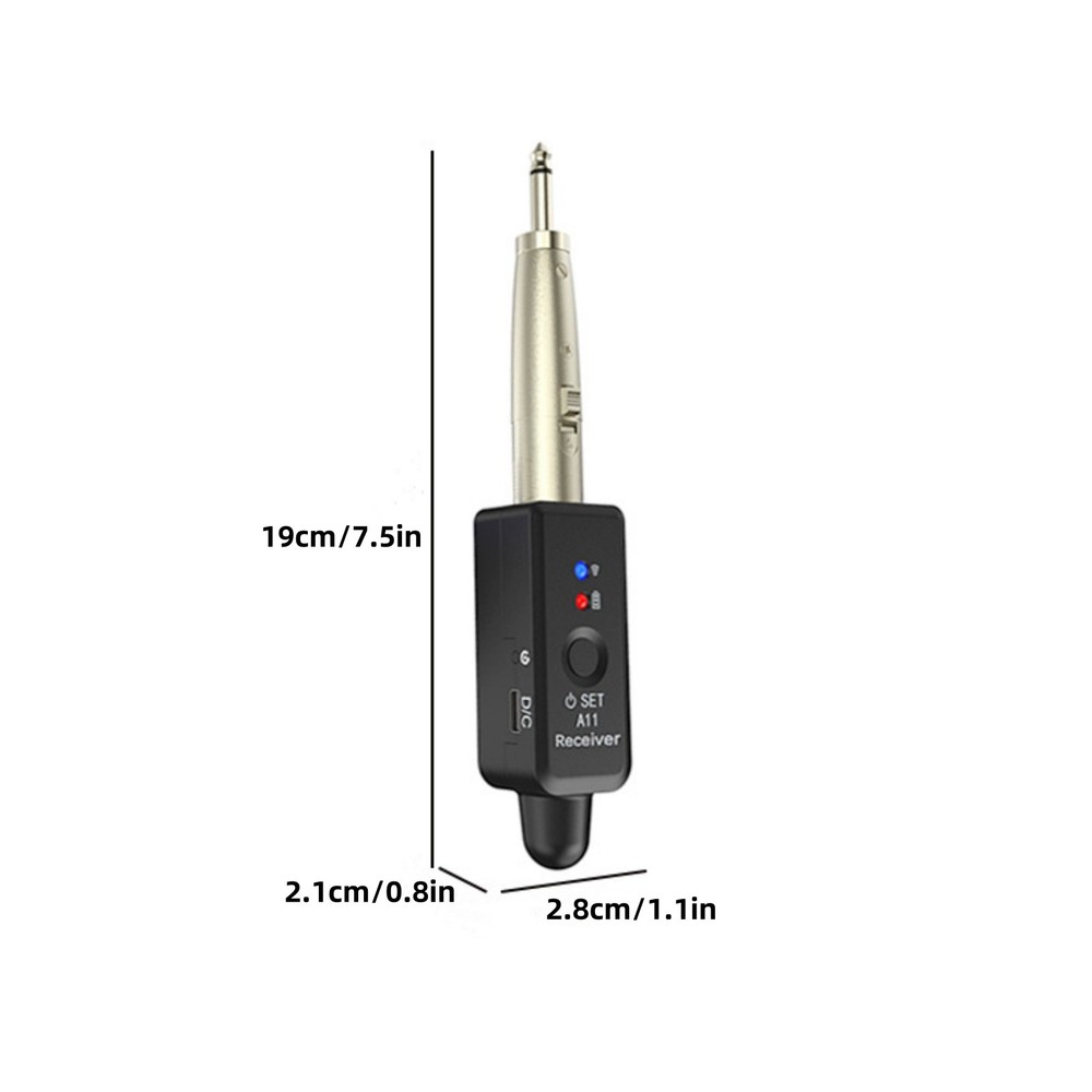 Microphone Transmitter&Receiver XLR Adapter 30M Stable Transmission Distance
