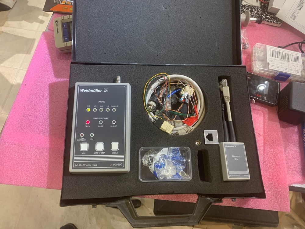 Weidmuller Multi-Check Plus 900690 Pairing Meter w/Accessories