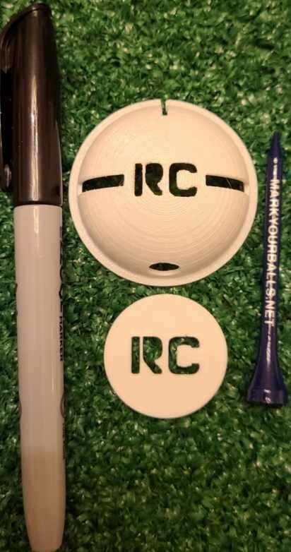 Custom Golf Ball Markers & Stencils