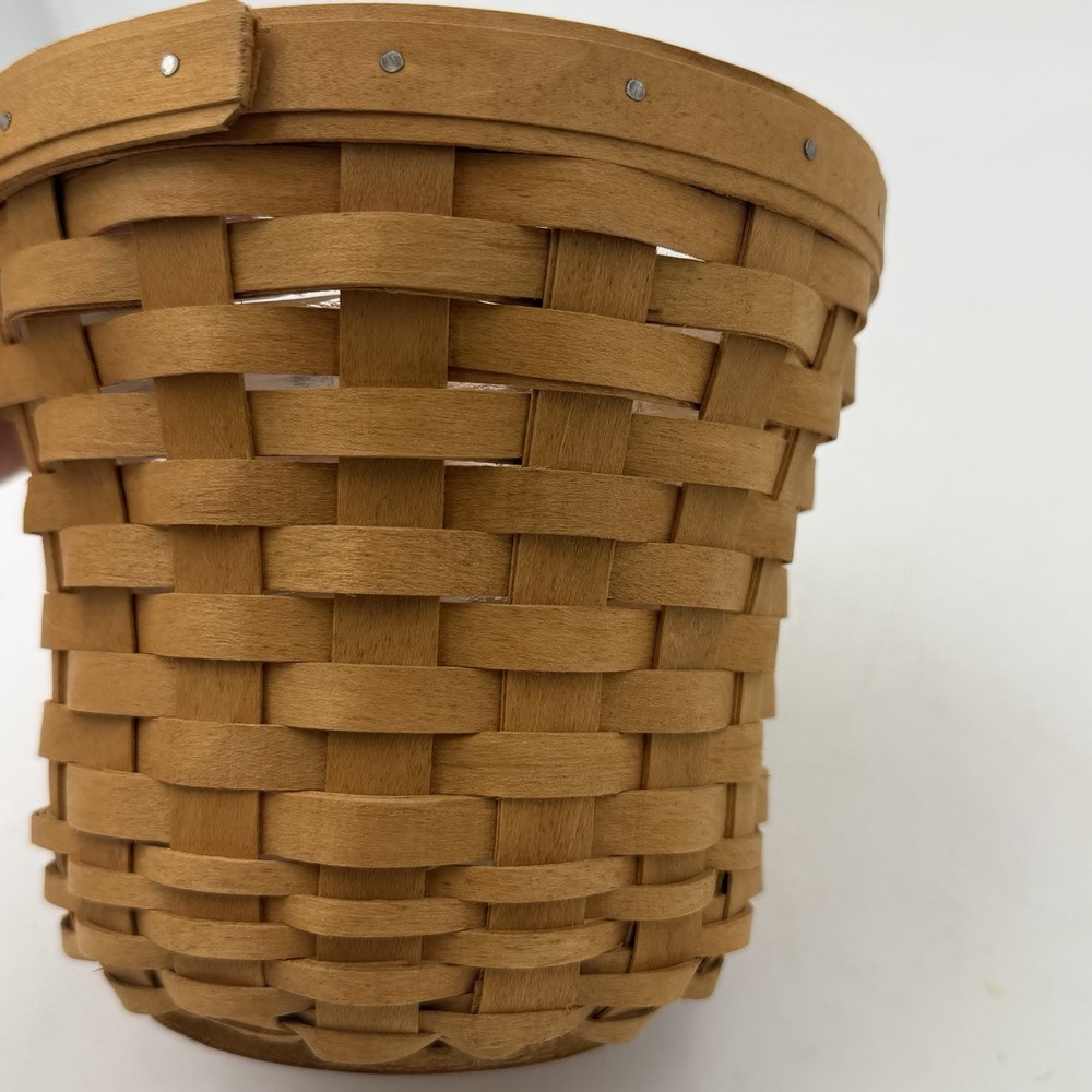 Longaberger Bouquet Basket w/ Protector Marked 2003