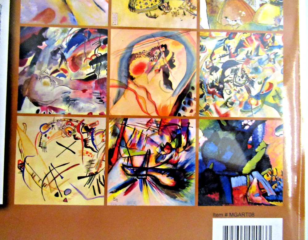 "2012 KANDINSKY CALENDAR" ~ ** MODERN / ABSTRACT / EXPRESSIONISM **#76 RARE!!