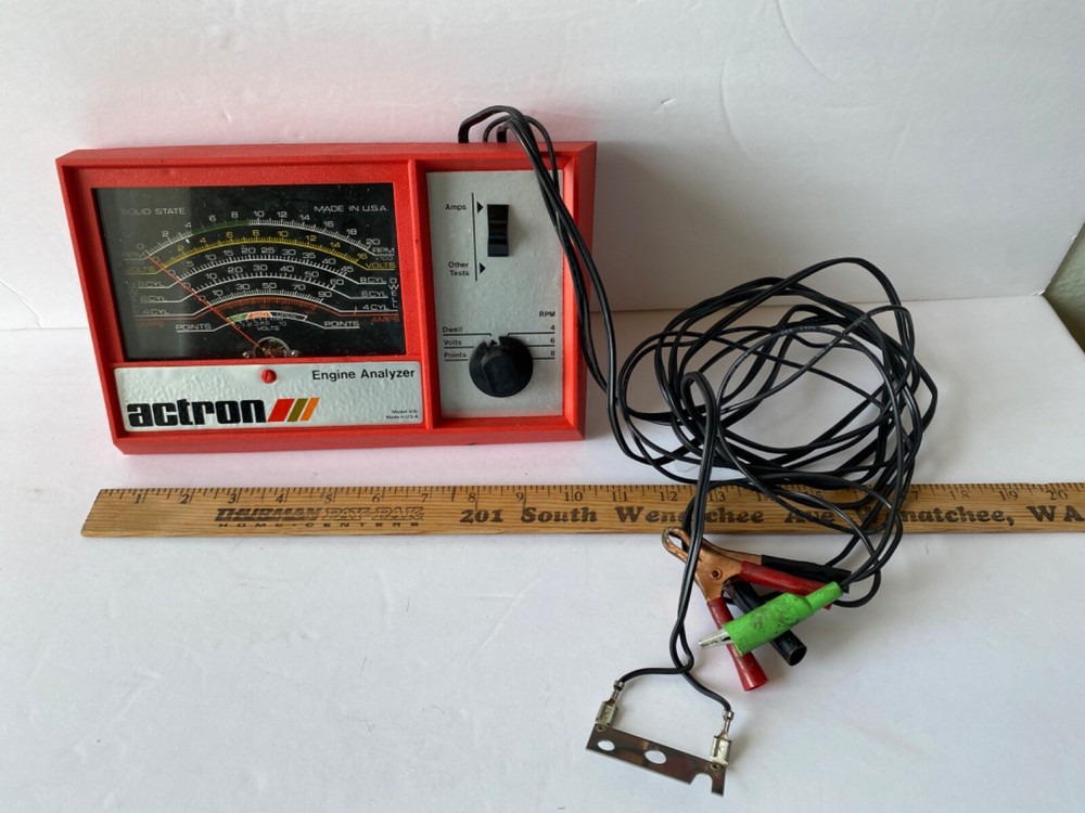 VTG Actron 615 Engine Analyzer & Electrical System Testing W/ Box + Manual