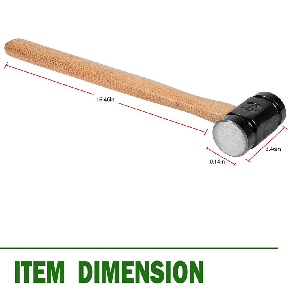 61B 36OZ Double Faced Rounding Hammer Blacksmith Farrier Tool