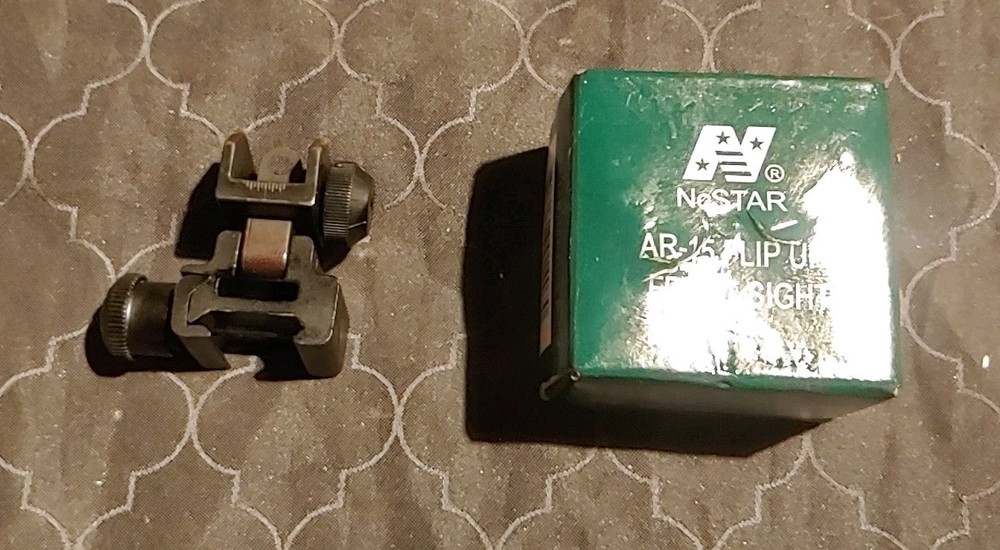 NEW NcStar adjustable Flip Up Rear Sight