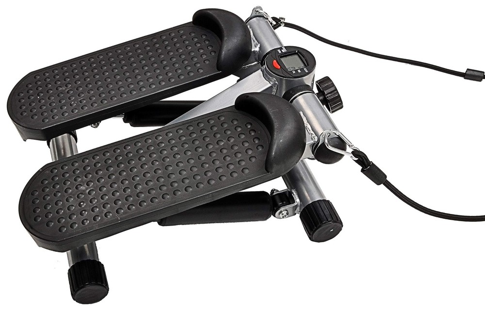 BalanceFrom Adjustable Stepper Stepping Machine with Resistance Bands Gray
