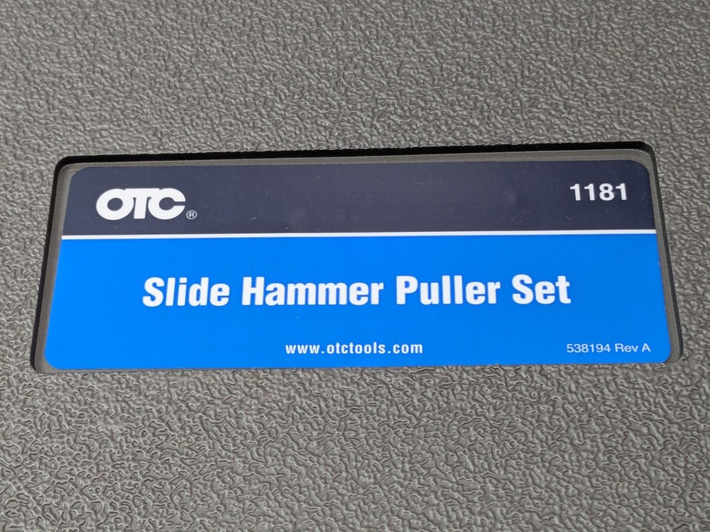 OTC Slide Hammer Puller Set 1181