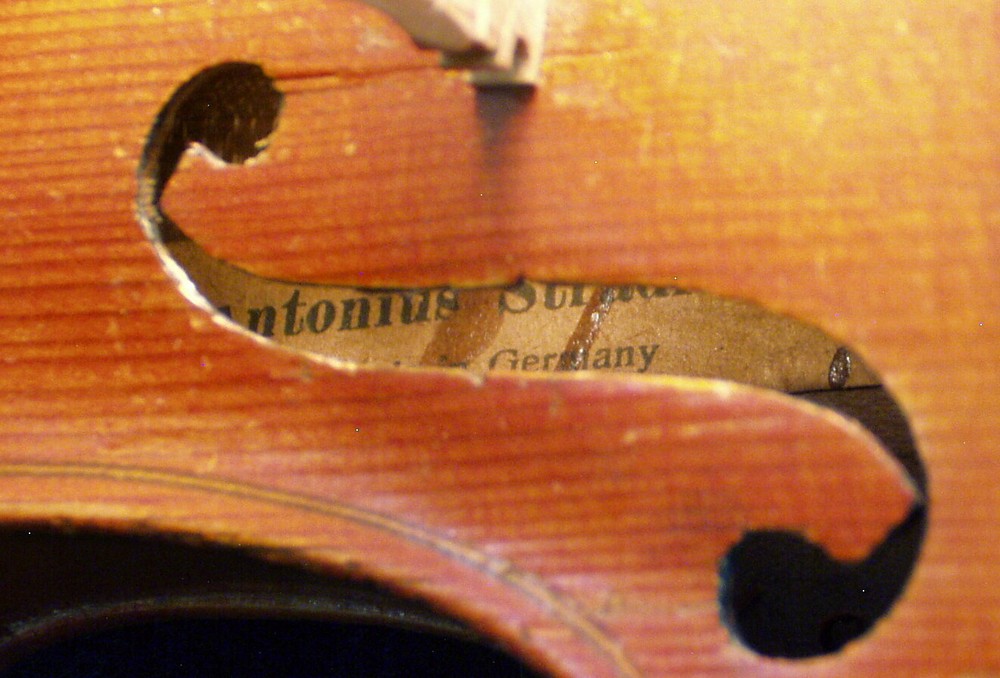 Vintage 1/2 size German violin