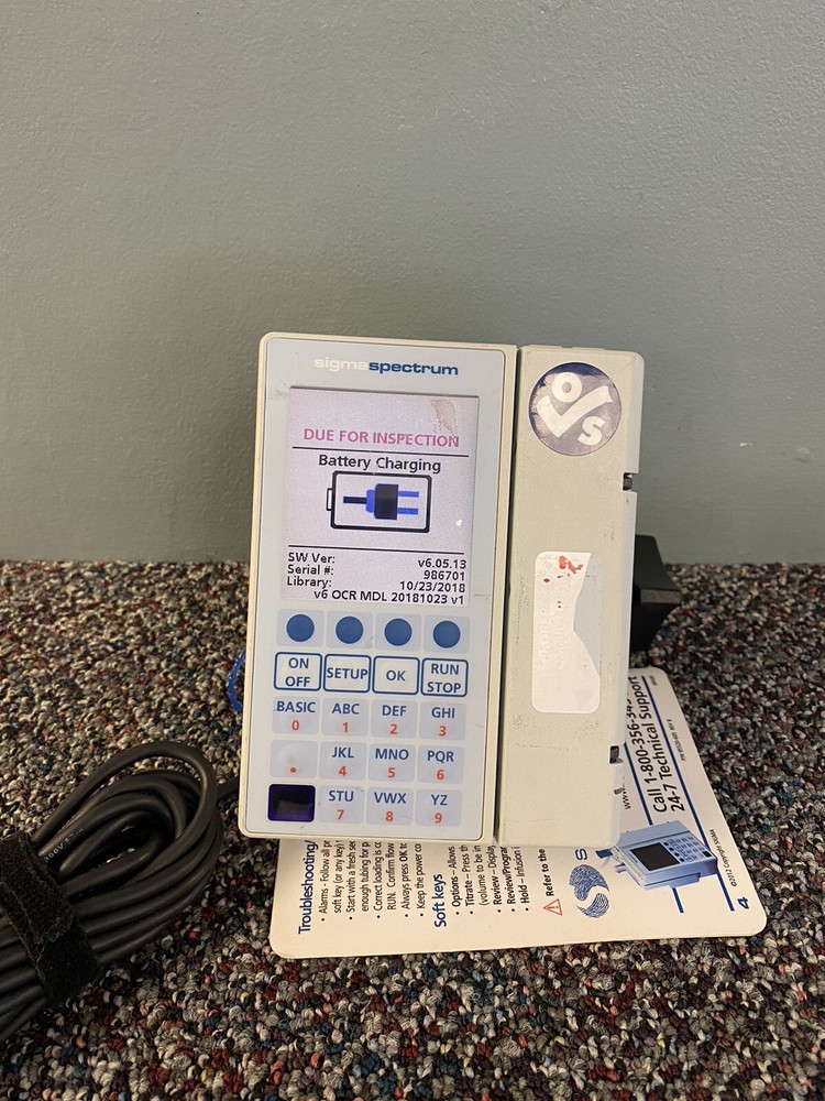 sigma spectrum infusion pump