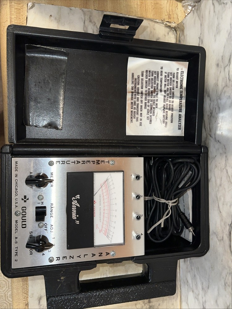 Vtg ANNIE - Electronic Temperature Analyzer Model A-8 Type 2