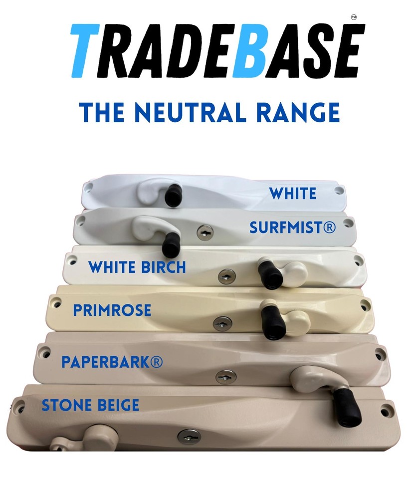 TRADEBASE Window Winder Black- Lockable Keyed Alike