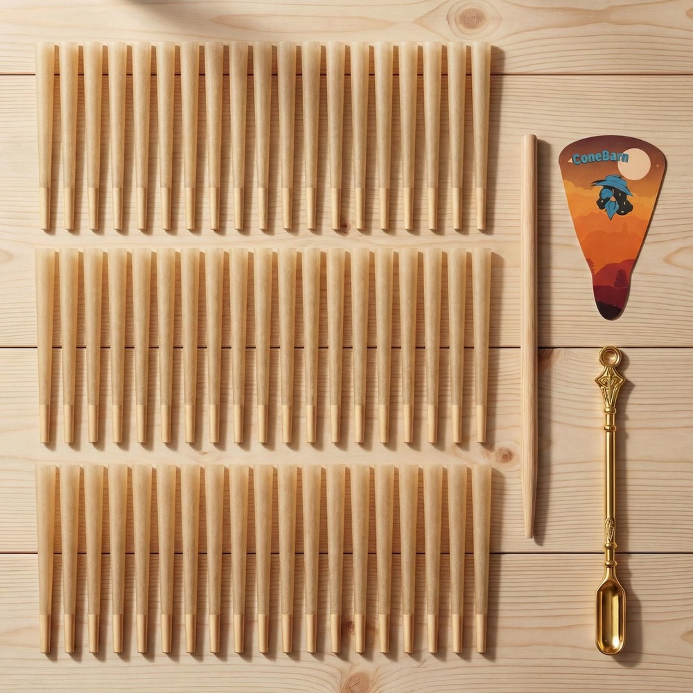 100 Pack | Rolling Papers Cones | Cones Pre Rolling Papers Rolled king Size w...