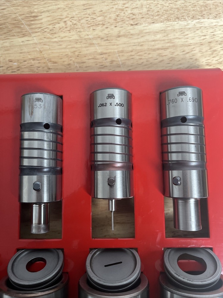 Mate Precision Amada Style Turret Press Punch Set With Tool Holder