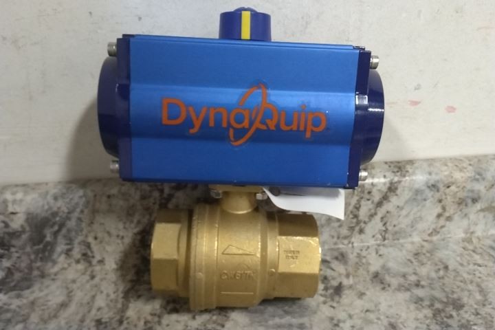Dynaquip Controls PHH28ATSR08310A 2 In Pneumatically Actuated Two-Way Ball Valve