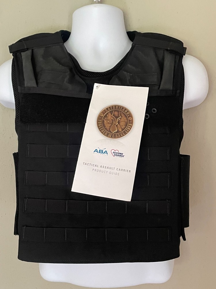 SECOND CHANCE Standard Armor Carrier Side Open Small 2015-1715 Black Molle