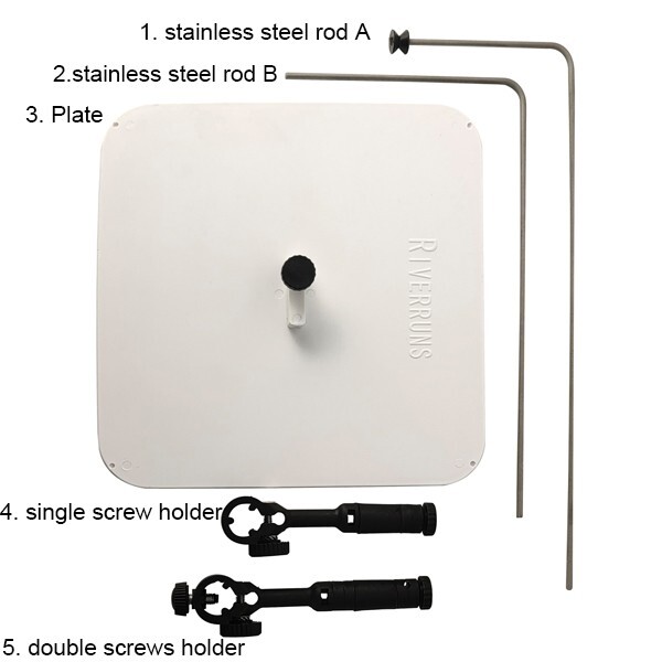 New Vice Square White Back Plate
