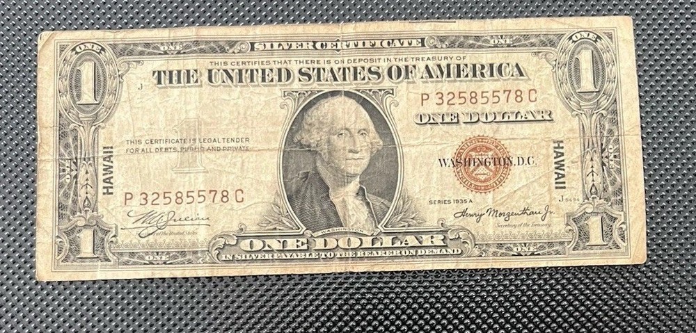 1935A Hawaii Silver Certificate $1
