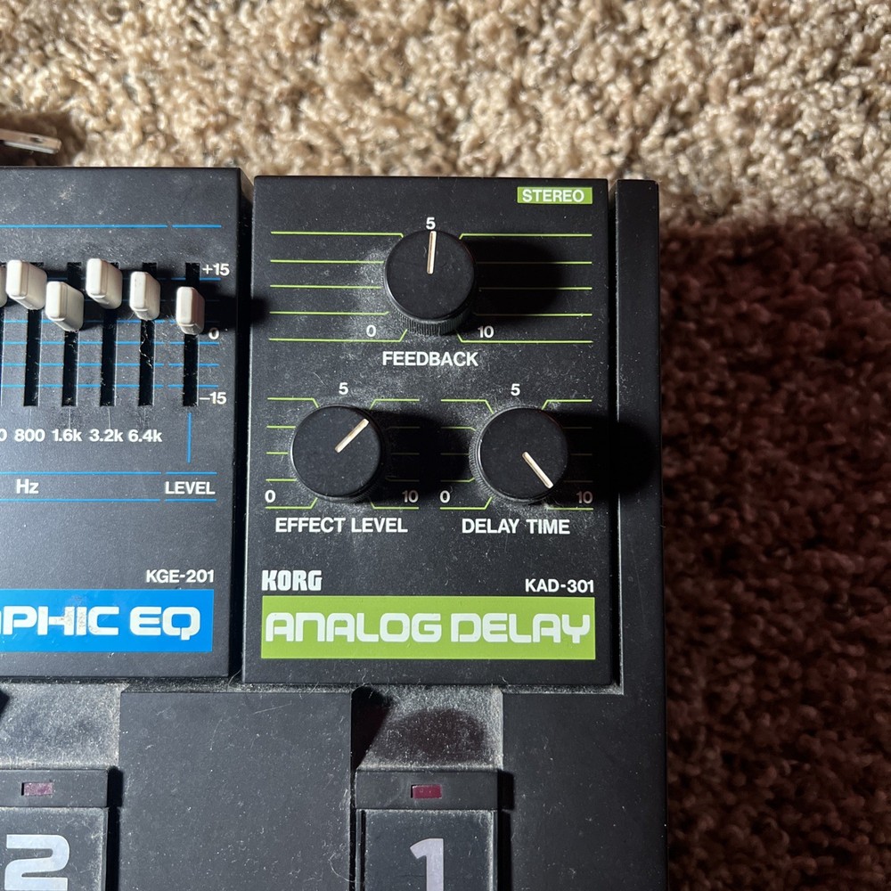 Korg PME-40X Modular Effect OVER DRIVE, DIGITAL DELAY, GRAPHIC EQ, EXT SELECTOR