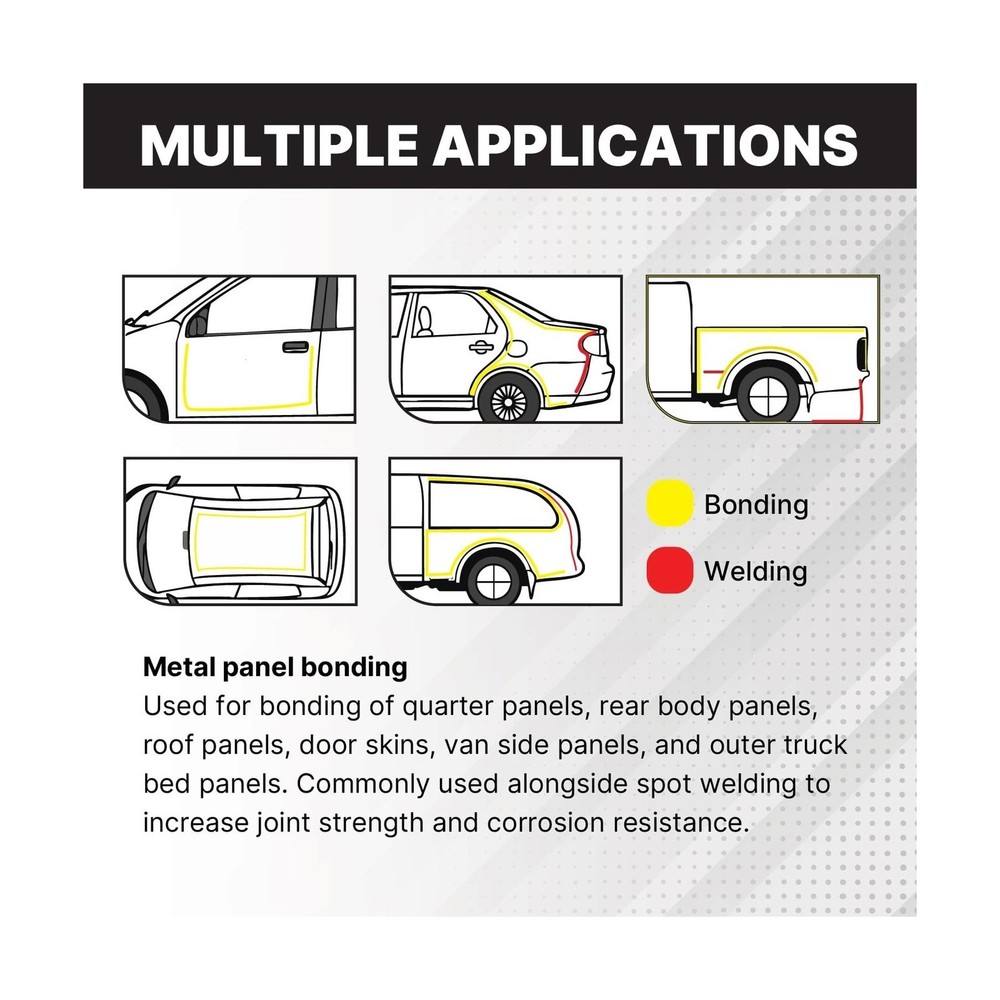 Maxi-Bond Multi-Purpose Panel Adhesive - Two Part Epoxy, Non-Sagging, High St...