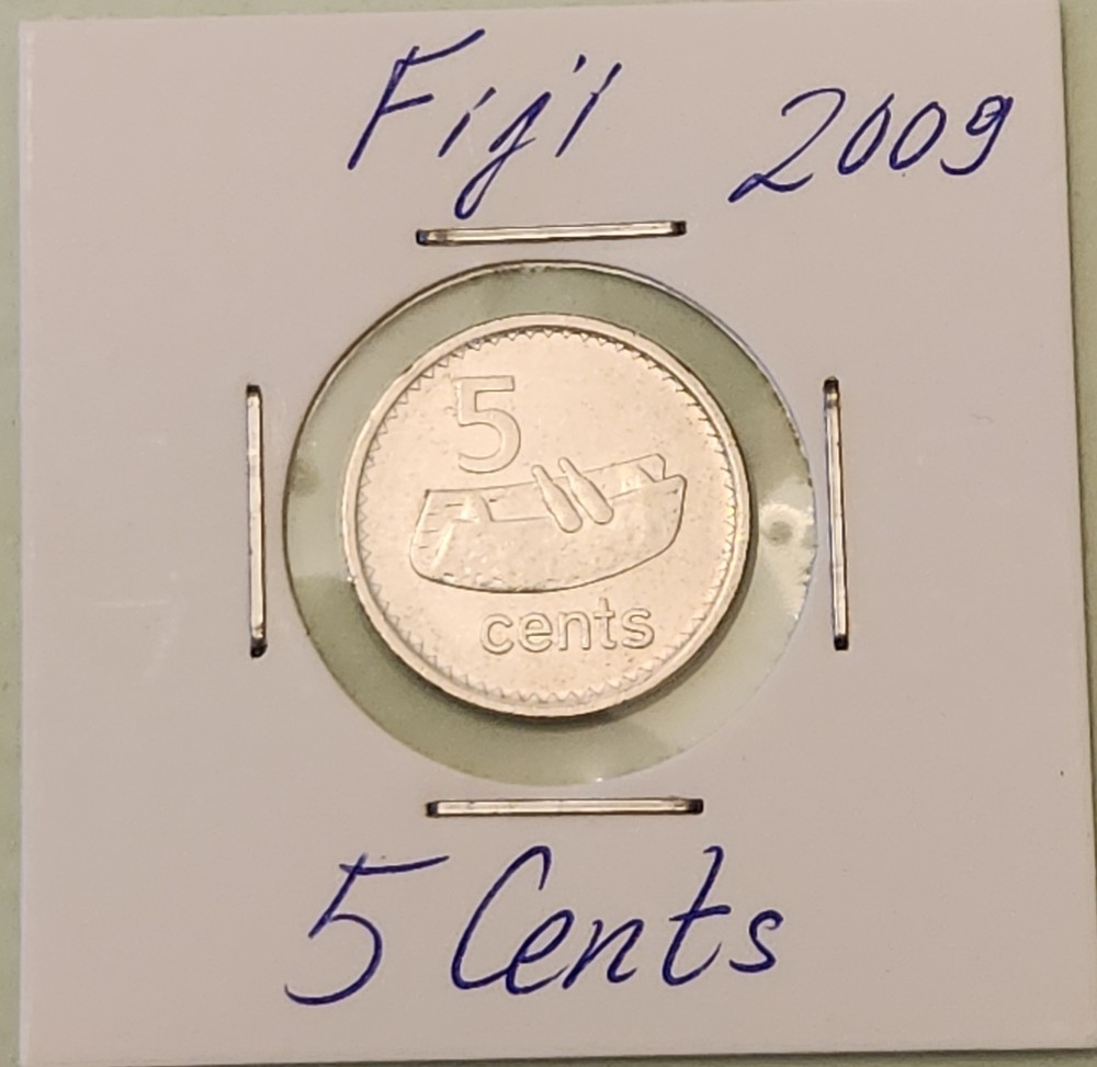 Fiji coin, 5 Cents, 2009